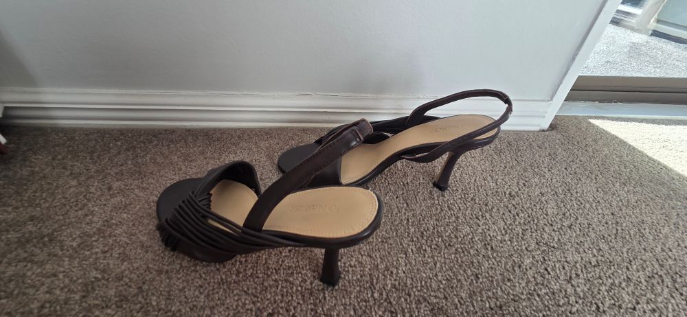 Jo Mercer Brown Strappy Heels