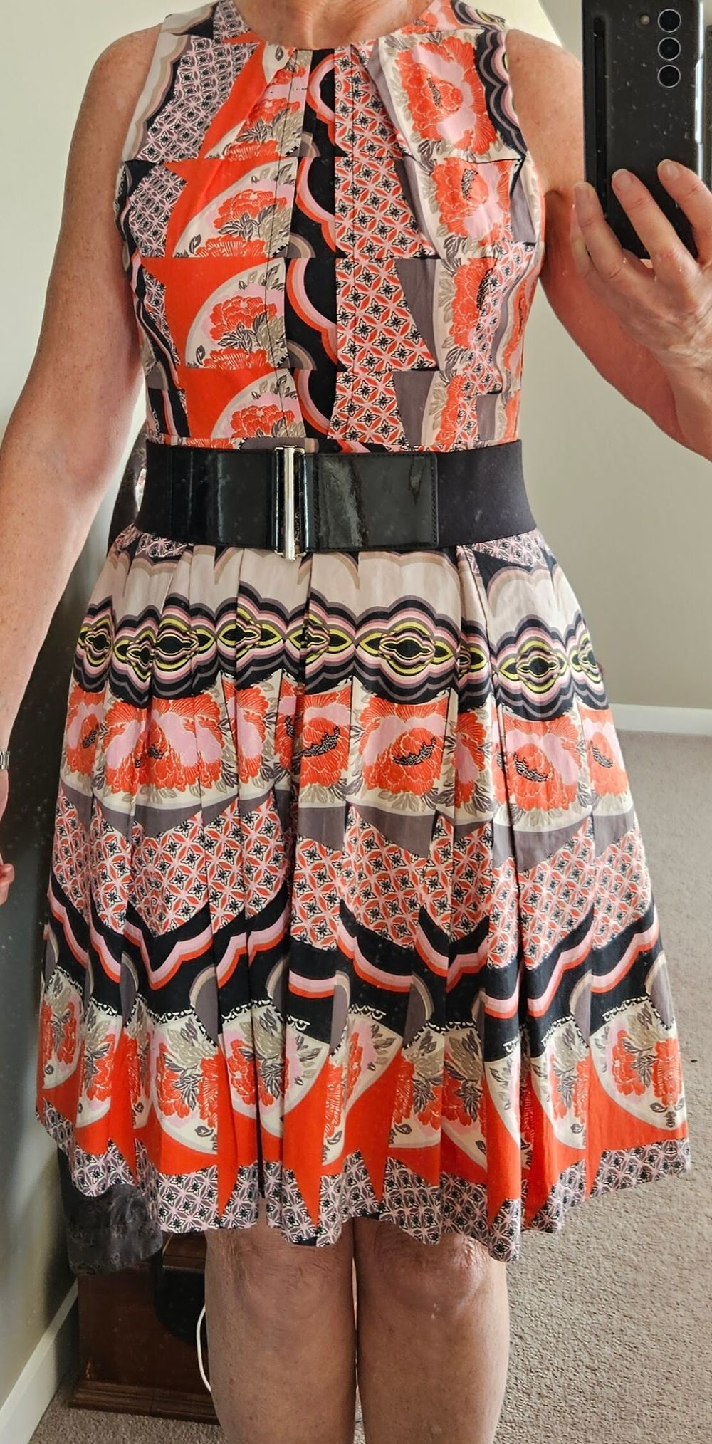 Vintage Cue Multicolour Print Dress