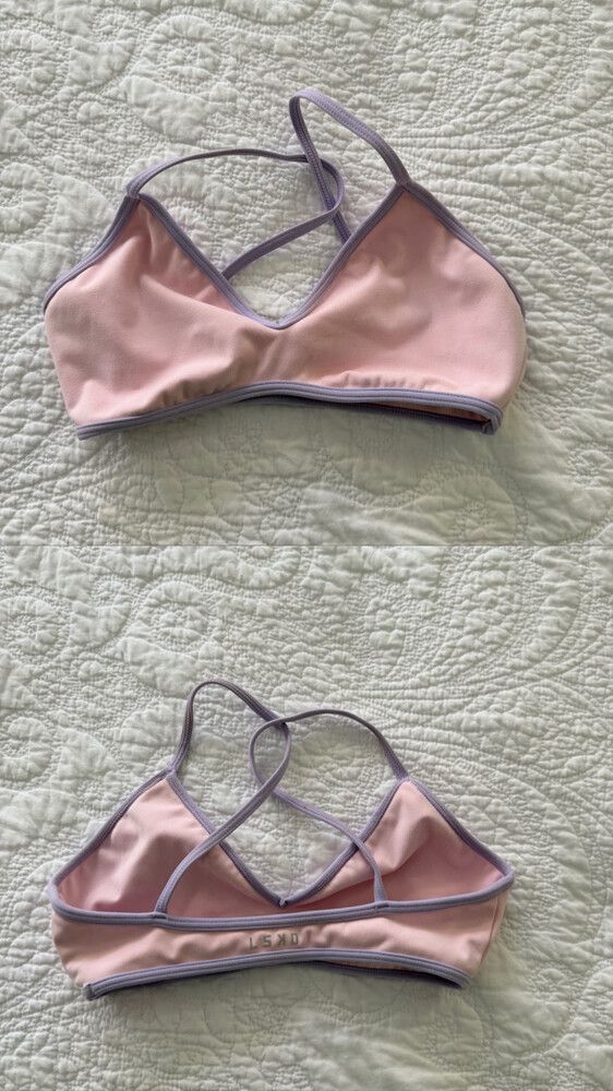 LSKD Pink and Purple Sports Bra