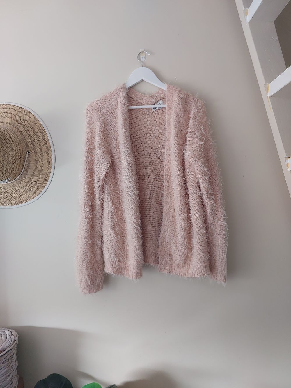 Fuzzy cardigan
