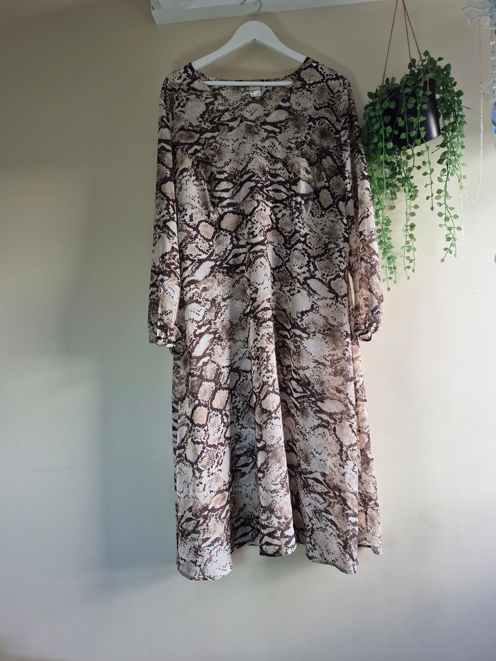 Heine Brown Patterned Dress