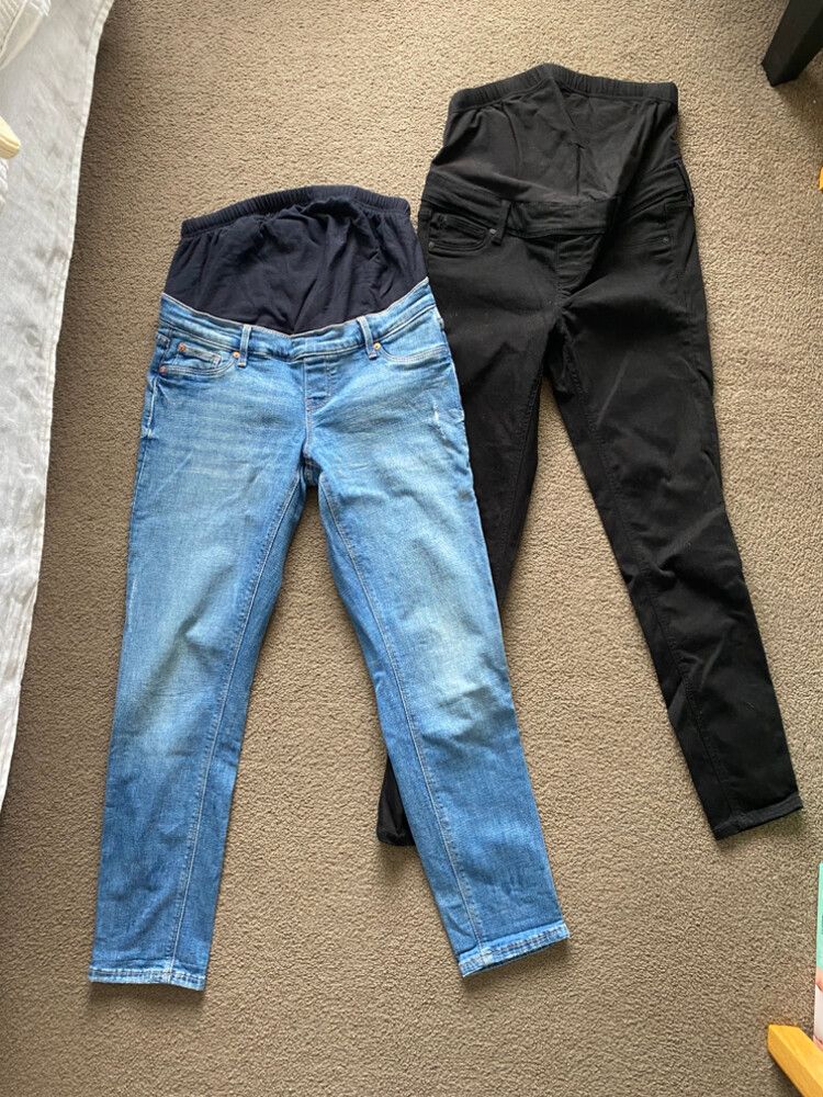 Just Jeans Blue & Black Maternity Jeans
