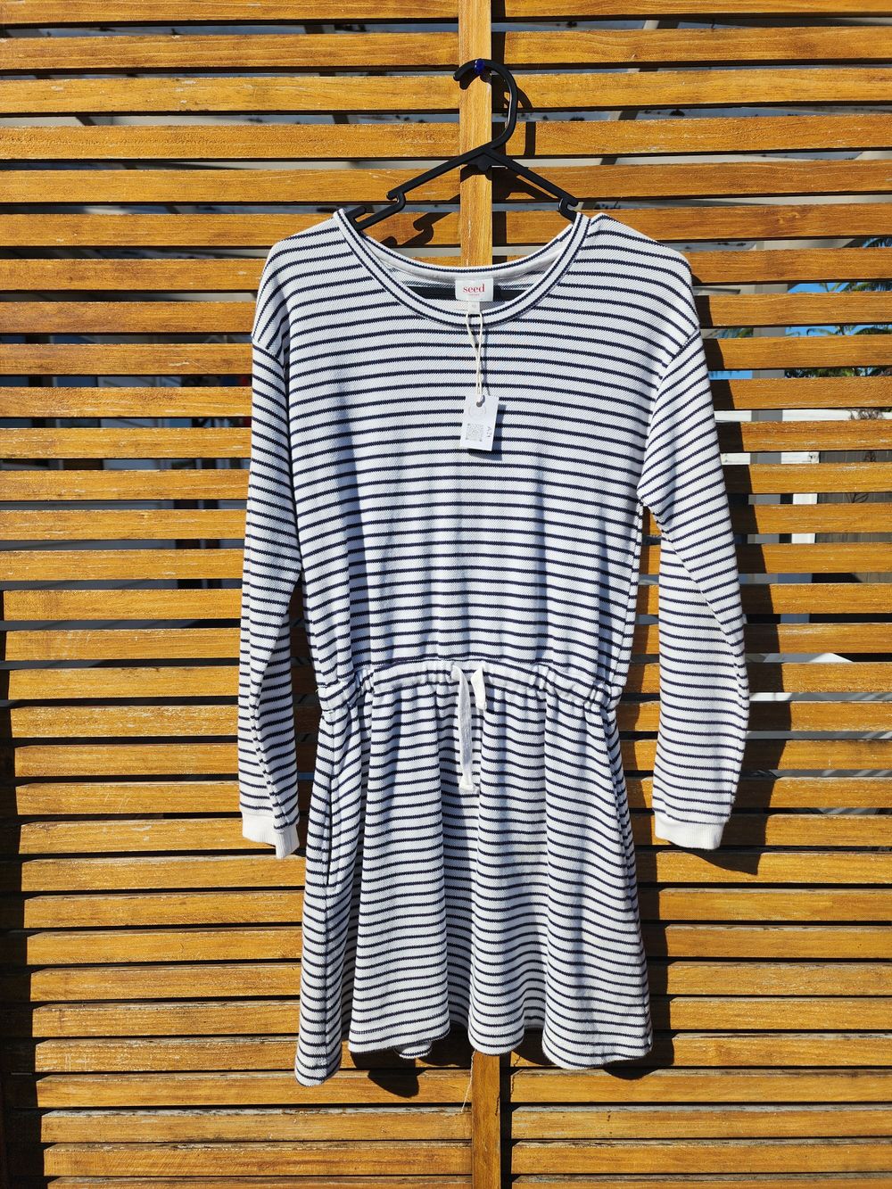 Seed Striped sleeve Dress