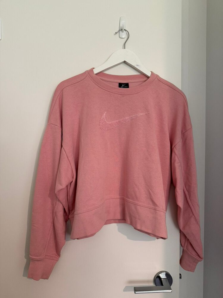 Nike Pink Crop Jumper