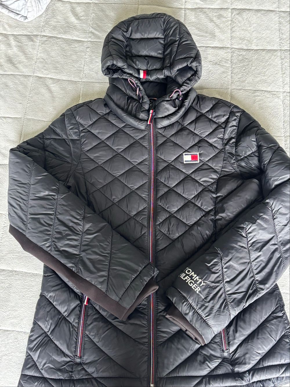 Tommy Hilfiger Black Quilted Puffer Jacket