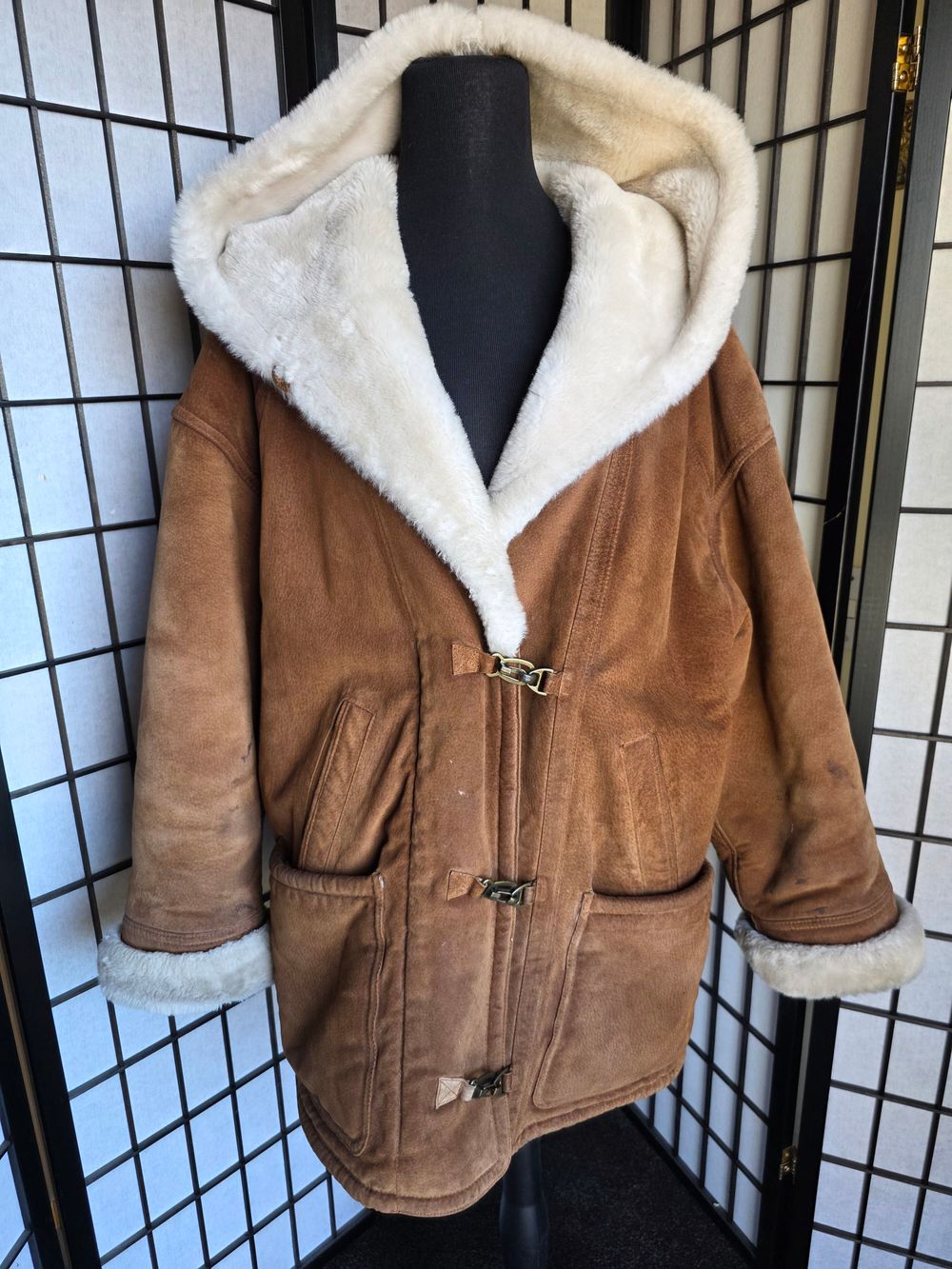 Gallery Brown Leather Jacket Size M