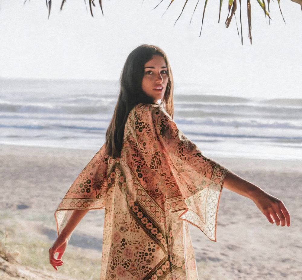 Golden Brown Mystic Kaftan - One Size