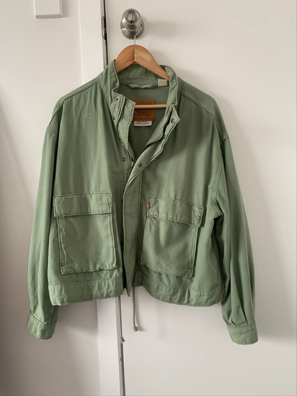 Levi’s green bomber jacket