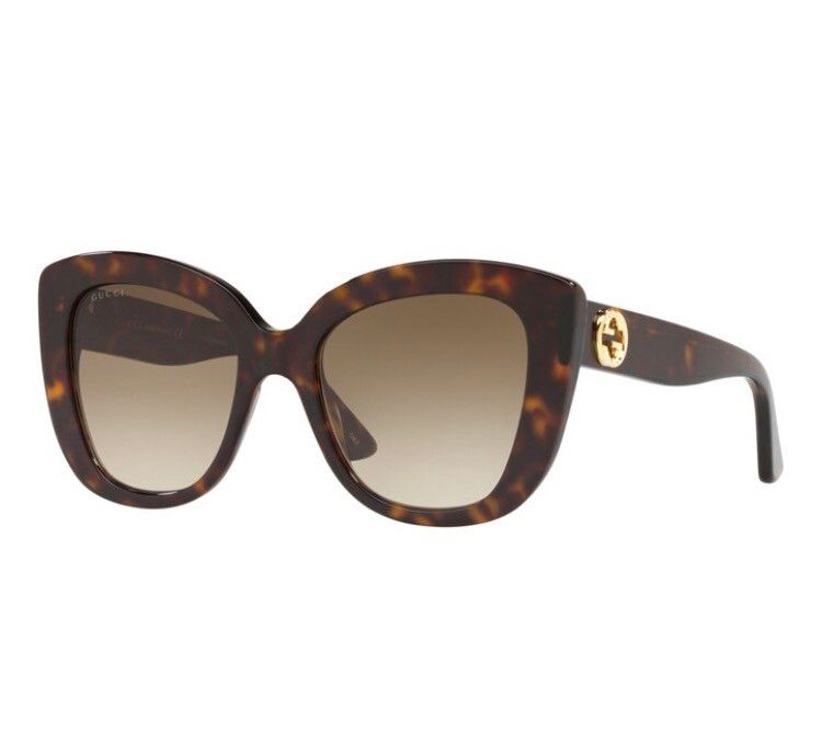 Gucci Tortoiseshell Cat Eye Sunglasses