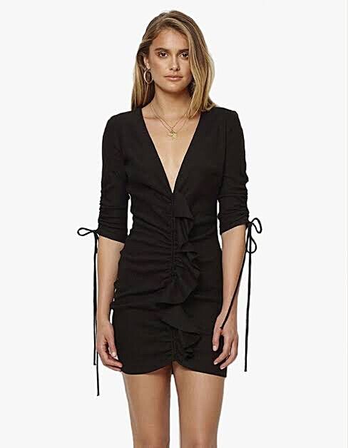 bec and bridge superbe mini dress Bec & Bridge - Bec & Bridge Superbe Ruffle Mini Dress