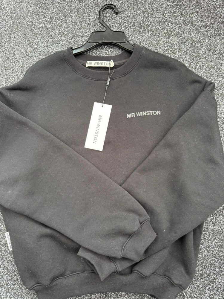 Mr Winston Black Sweatshirt
