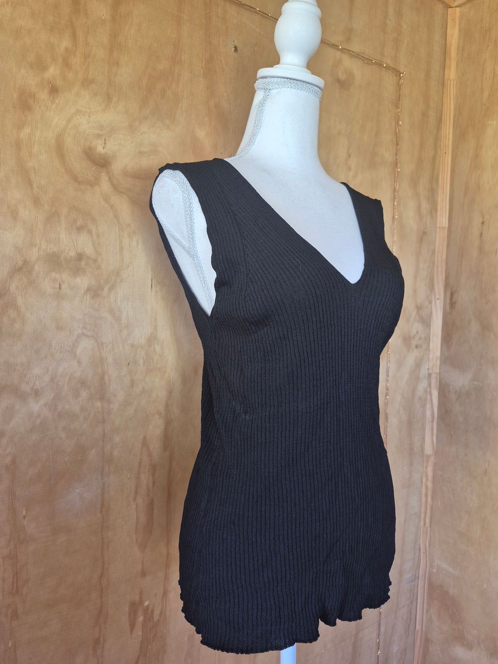 Home Lee Black Knit Top