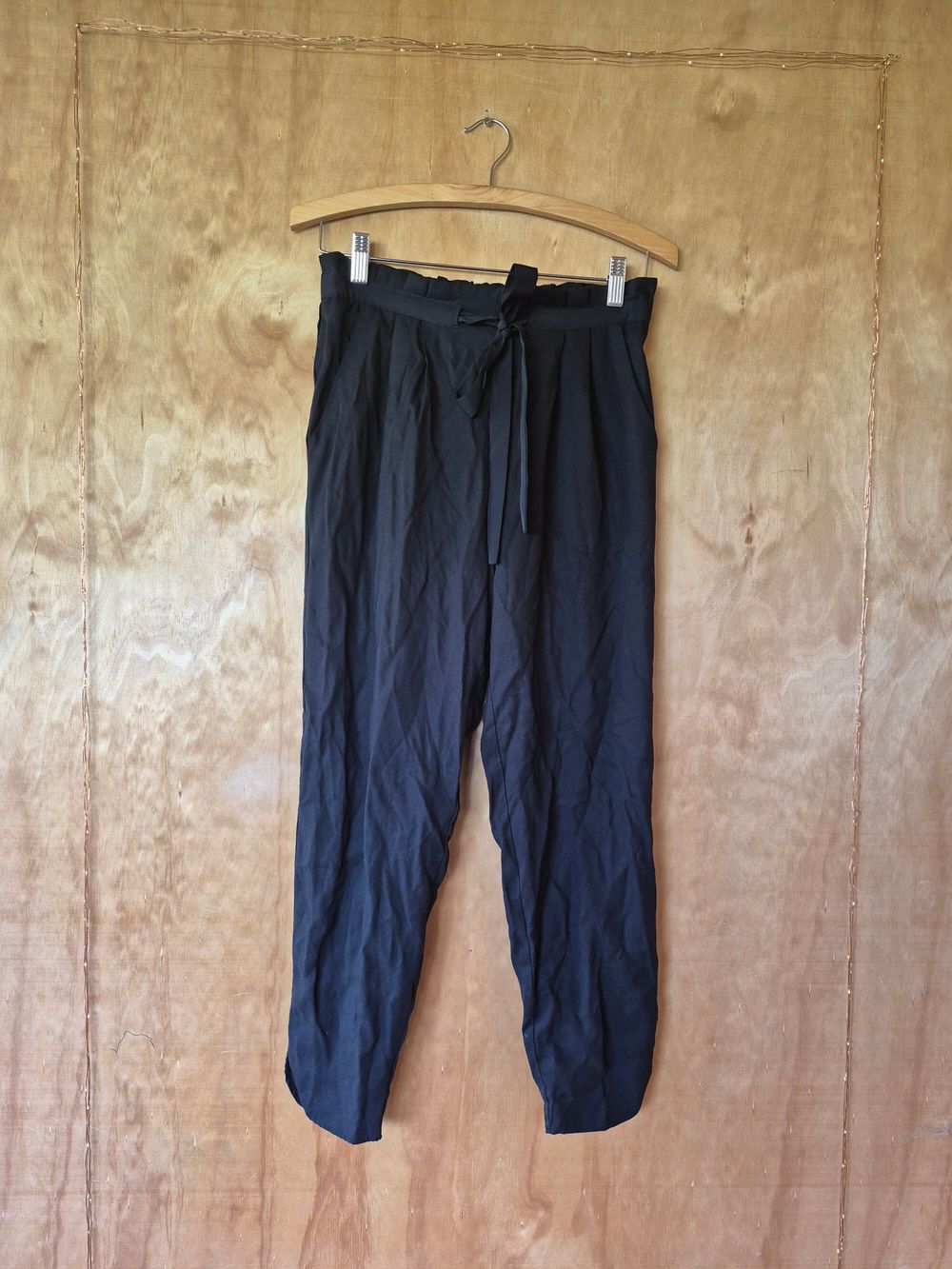 State Of Play Black Pleated Pants