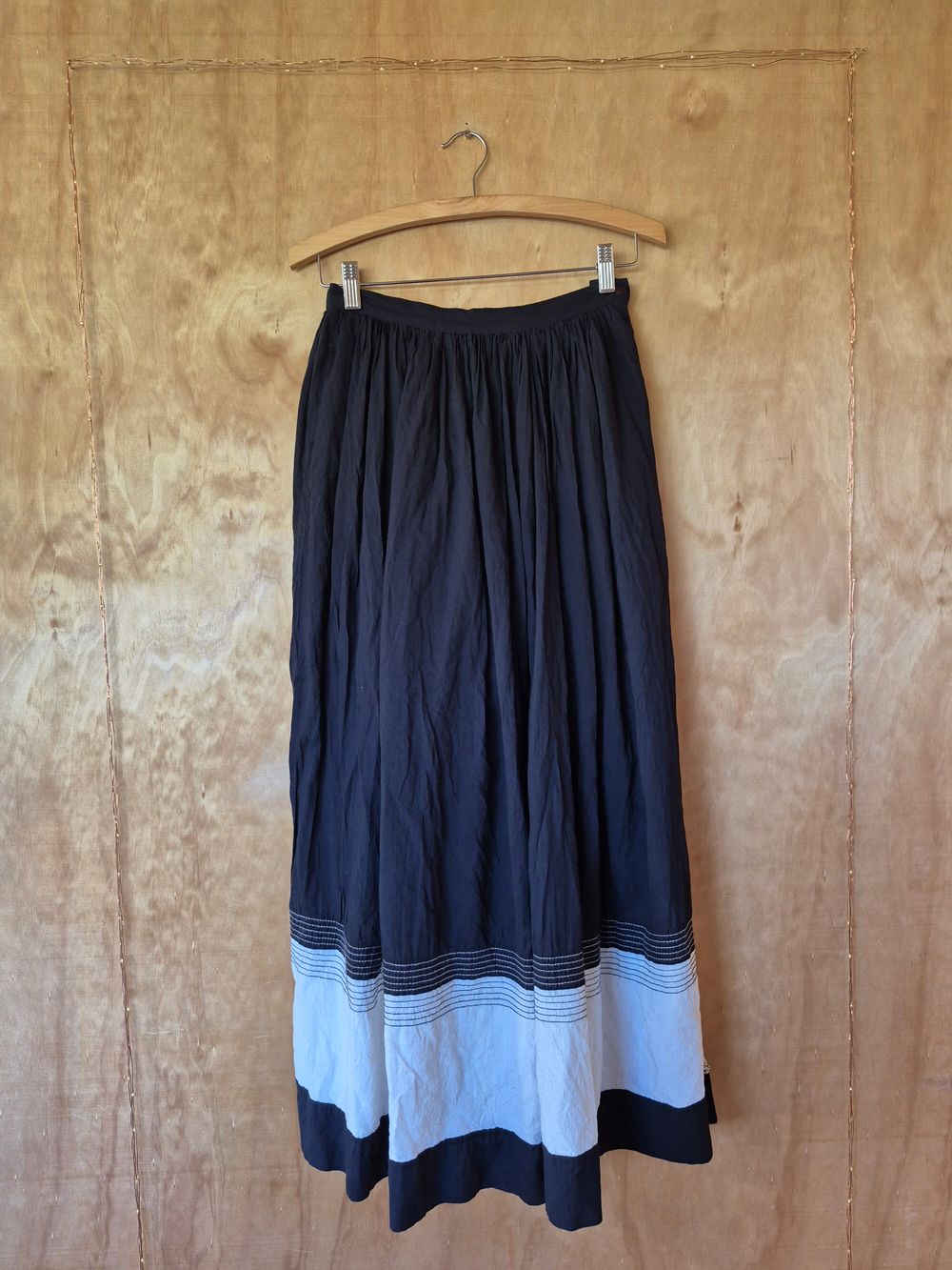 MAX Black and White Maxi Skirt