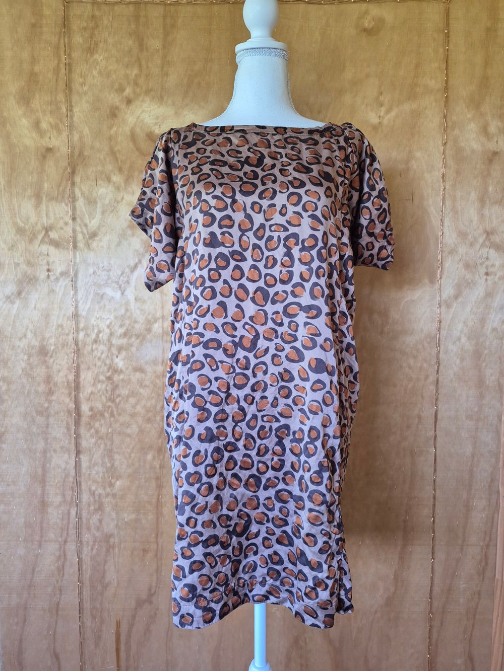 Twenty 8 Twelve Lester Leopard Print Silk Dress