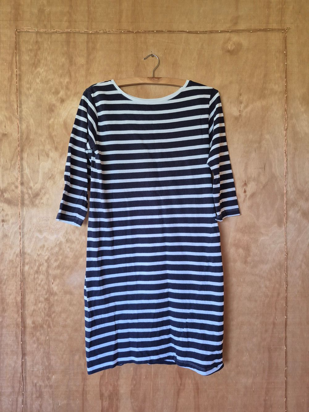 Kowtow Black And White Striped Dress