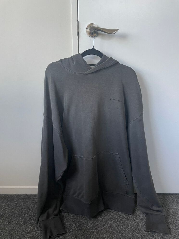 I Love Ugly Grey box Hood