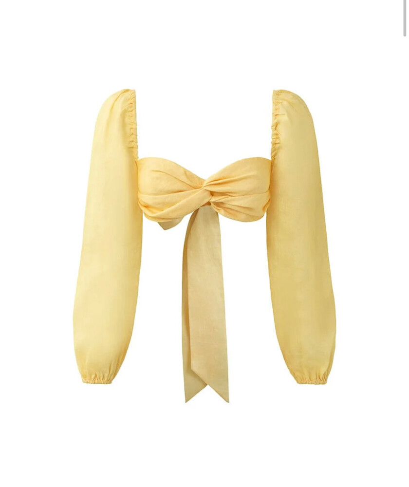 Yellow Sofia The Label Top Size 10