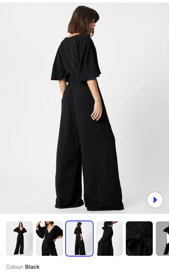 Tussah Black Penny Jumpsuit