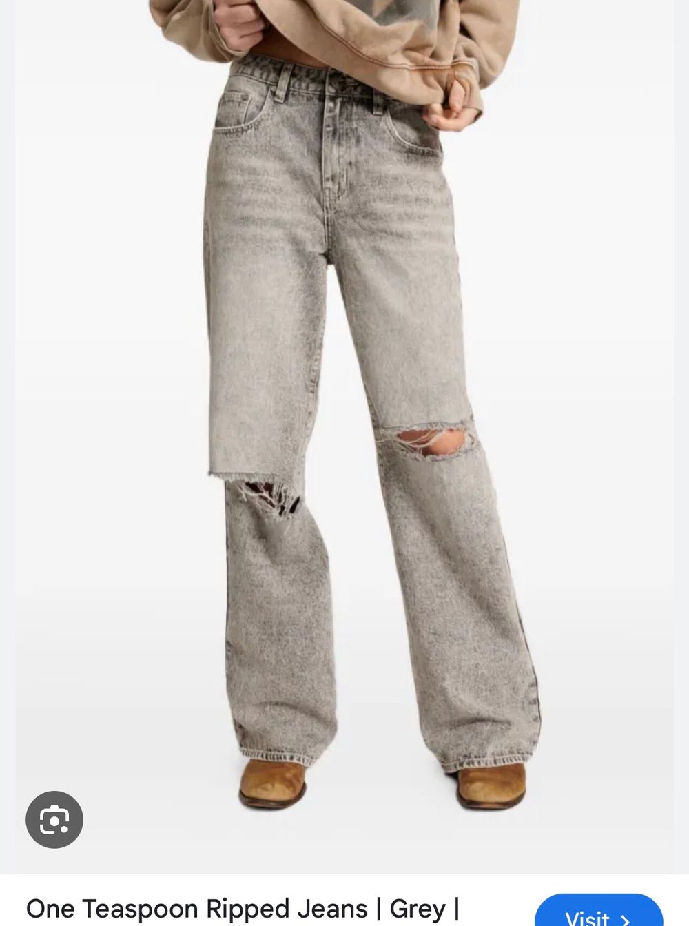 One Teaspoon Grey Jeans