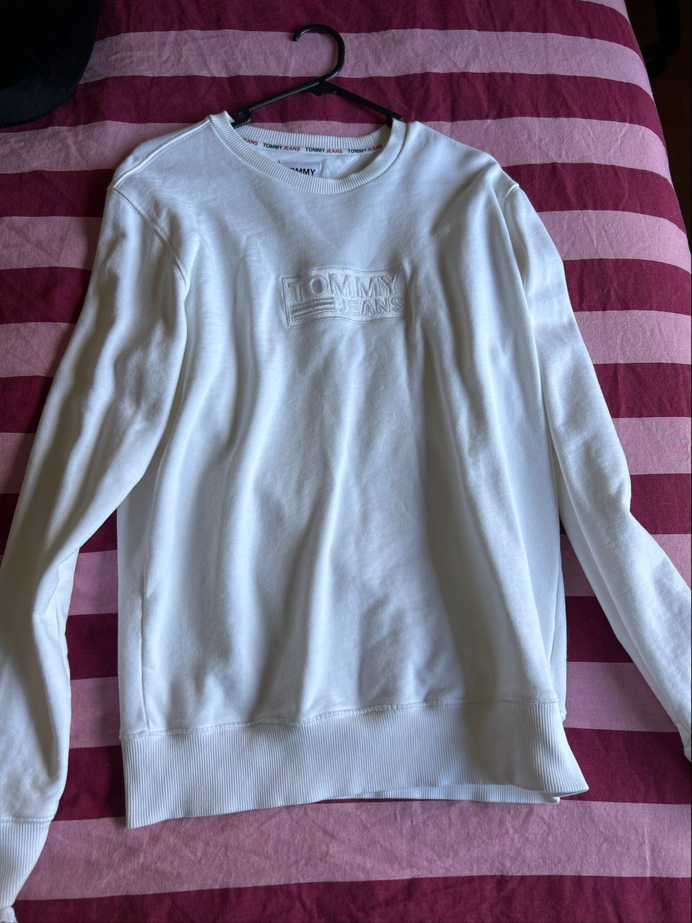 Tommy Jeans White Jumper