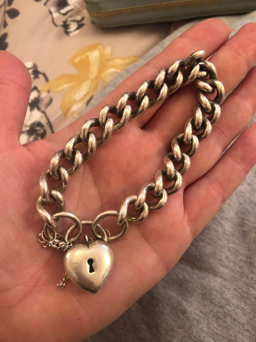 Belcher Bracelet Michael Hill Silver Bracelet Two-Tone Belcher Fob