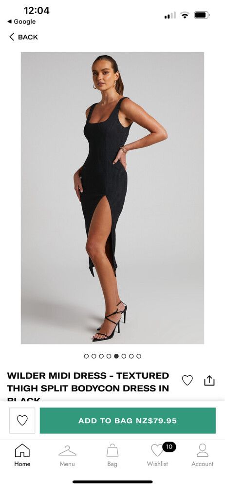 Showpo Wilder Midi Dress Size 8