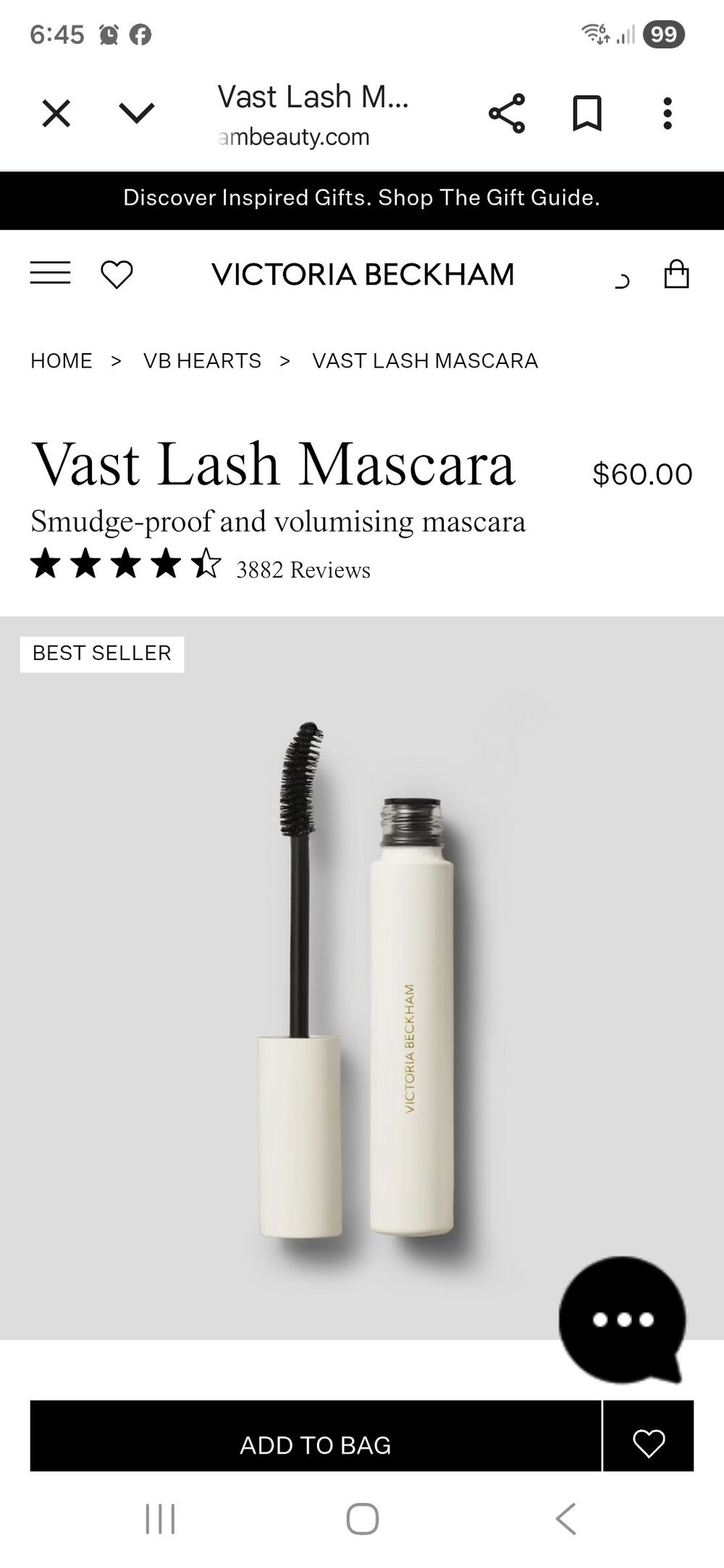 Victoria Beckham Mini Vast Lash Mascara 2ml