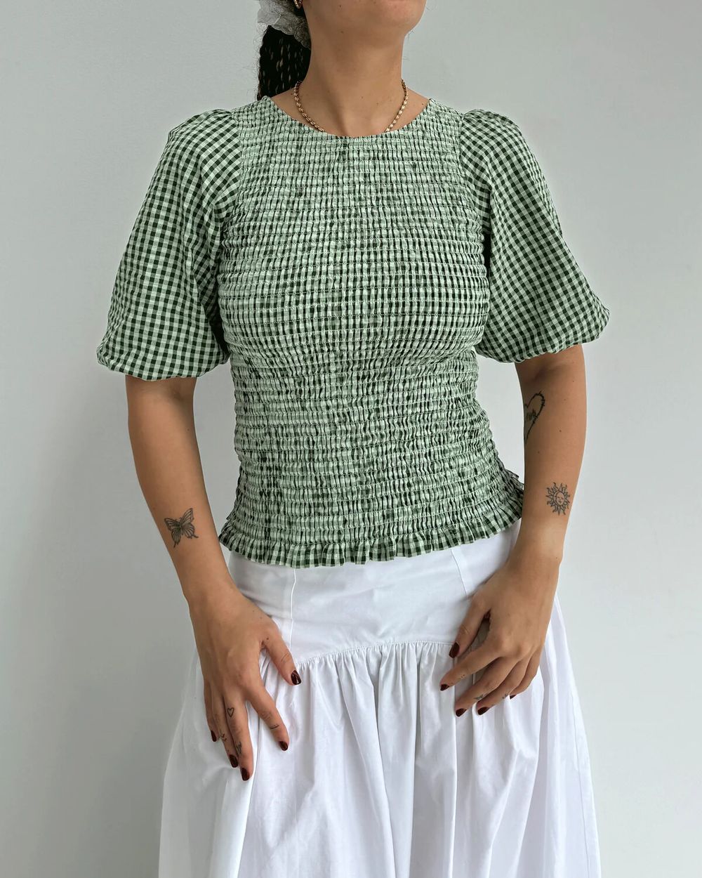 RUBY SKY PUFF SLEEVE TOP
