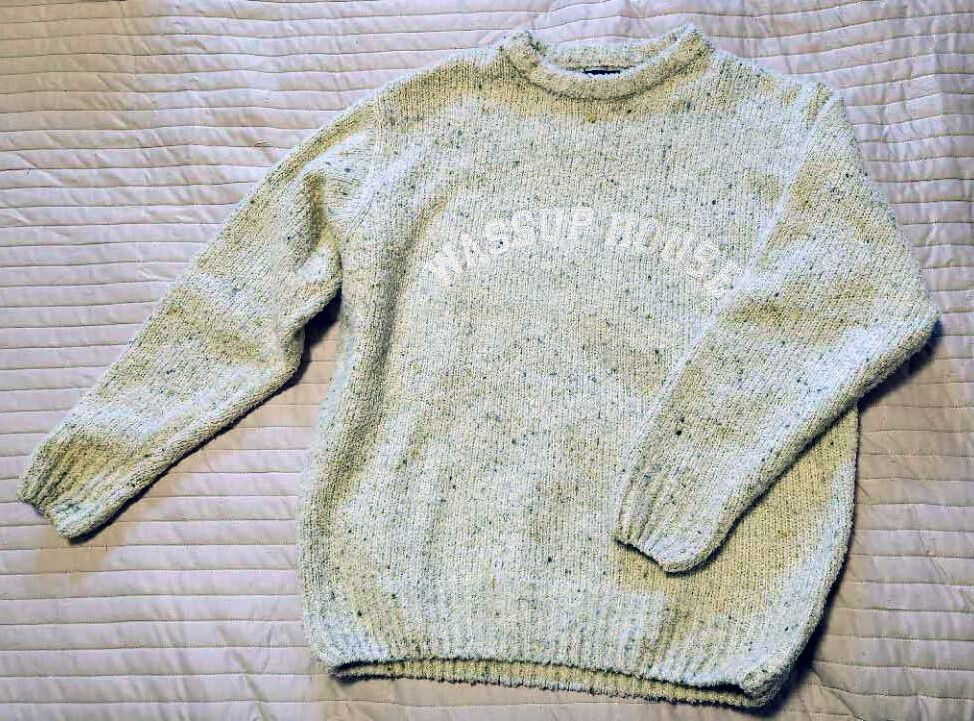 Wassup house wool blend sweater