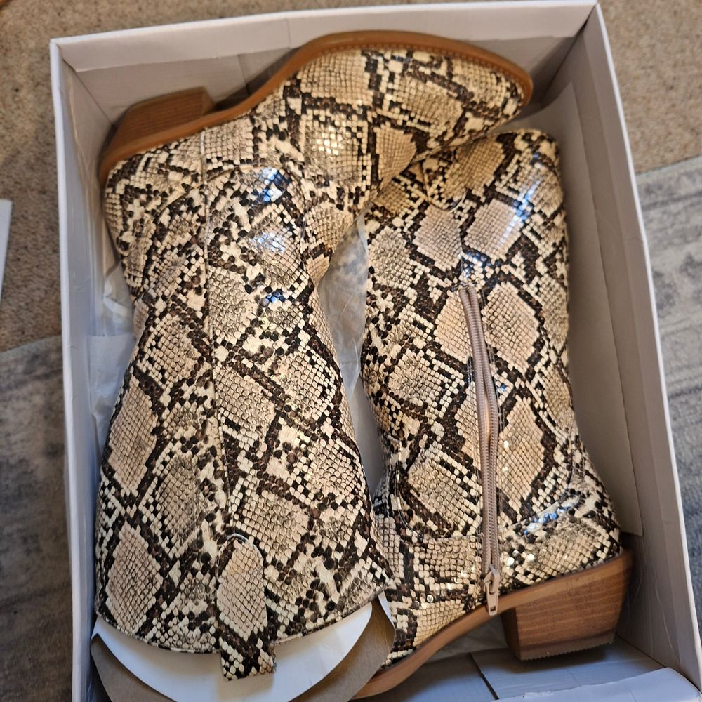 Verali Snake Print Boots
