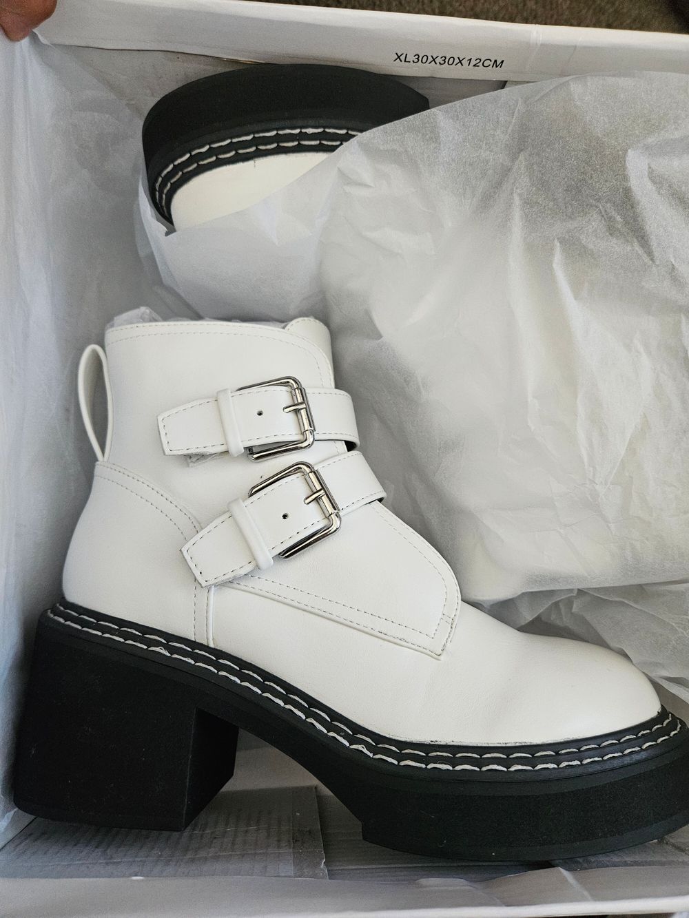 White boots