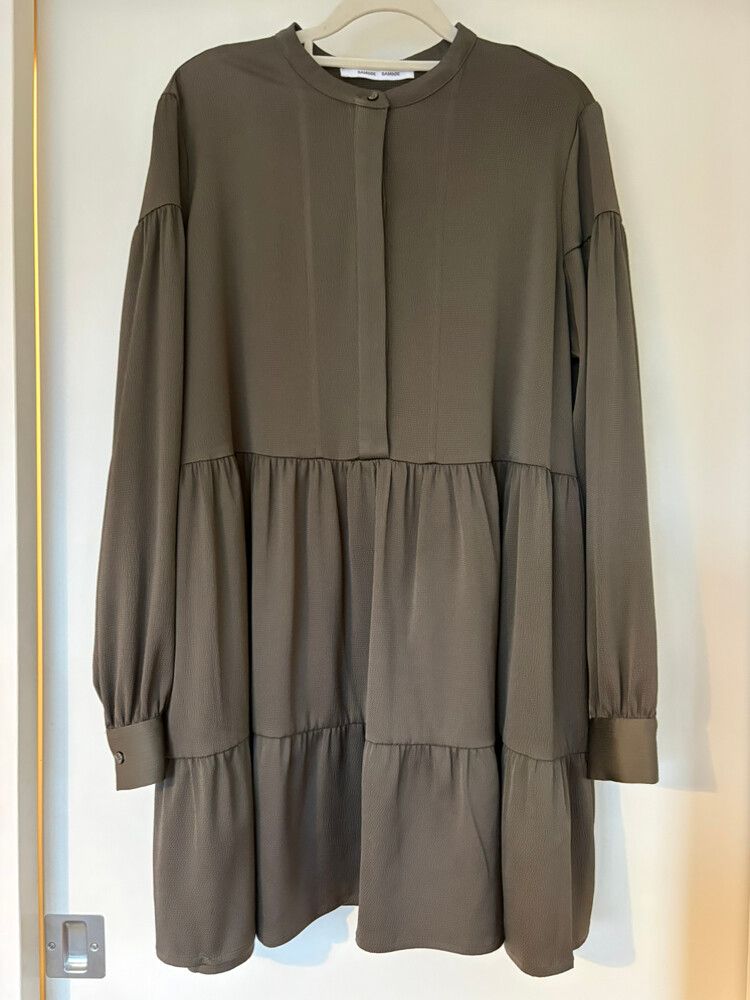 Samsøe Samsøe Olive Tiered Shirt Dress