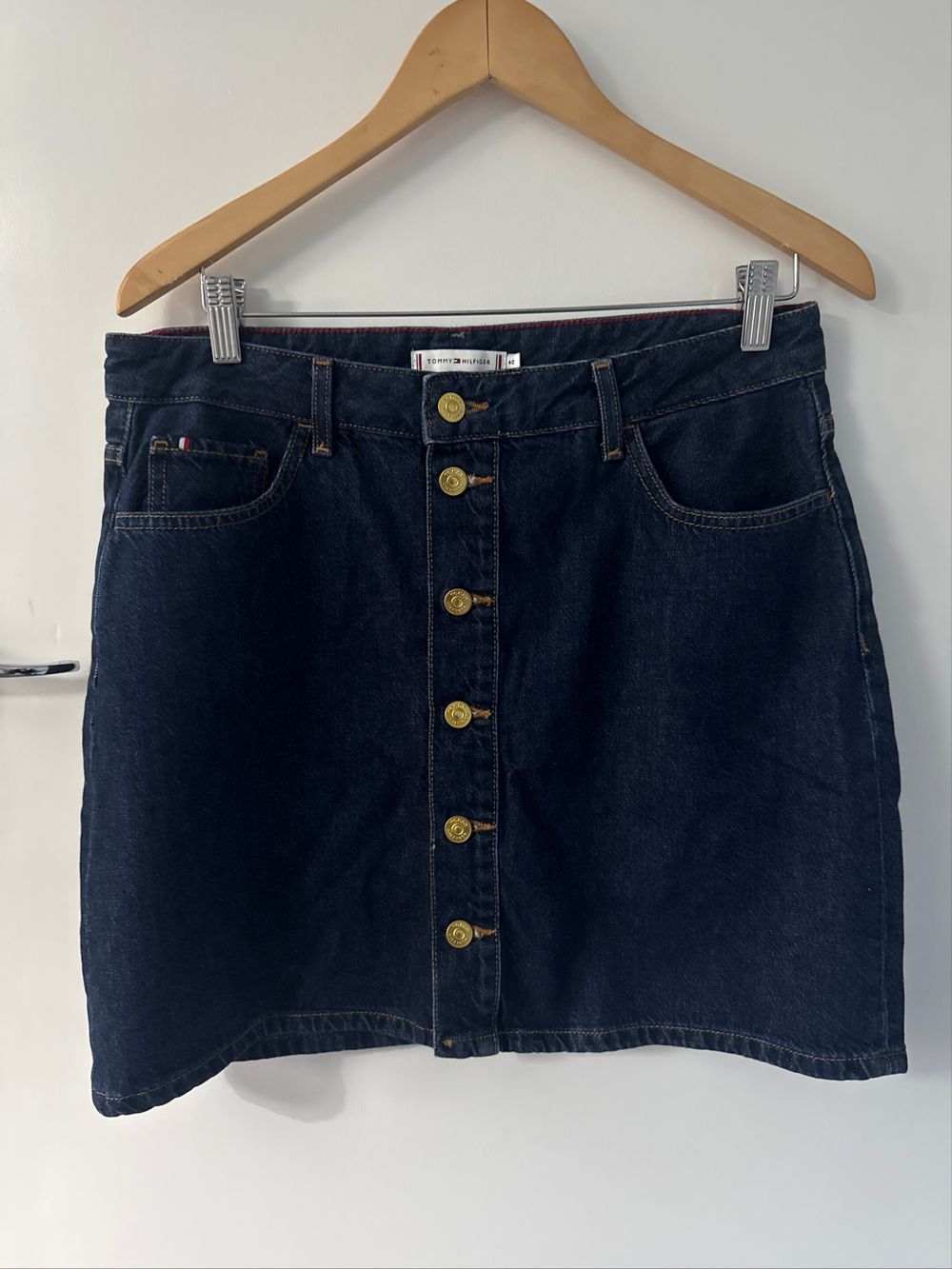 Tommy Hilfiger Blue Denim Skirt