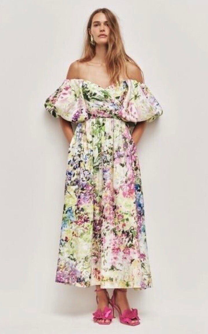 Aje Adina Midi Dress in Lavendula - new with tags on