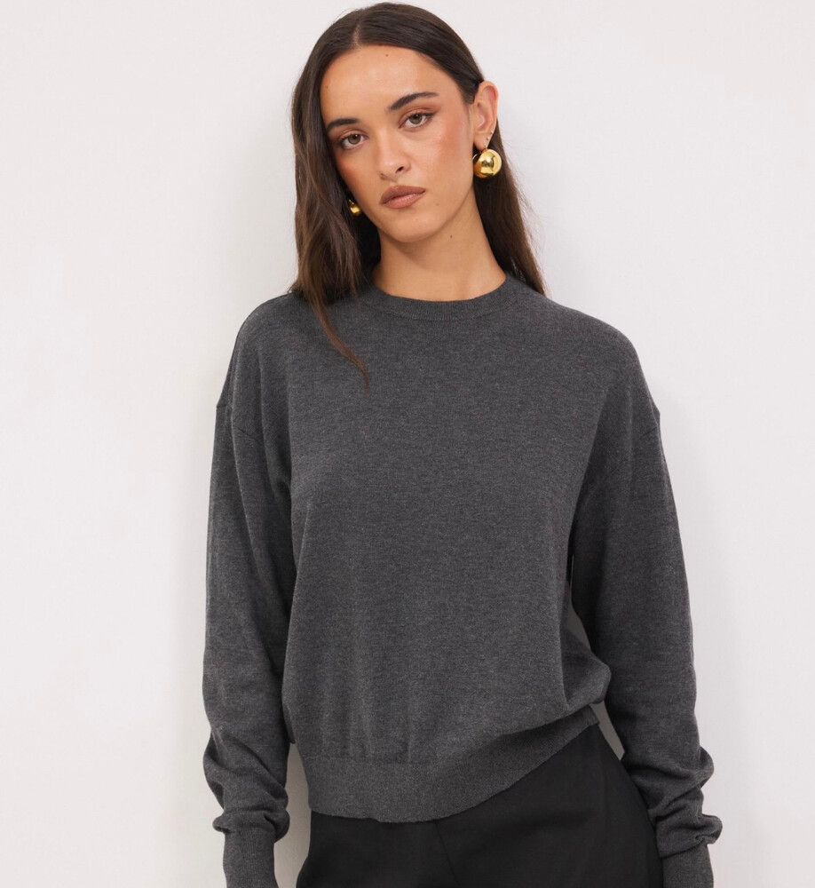Melton Relaxed Knit Jumper