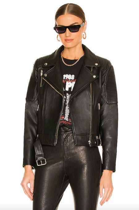 Classic Leather Biker Jacket