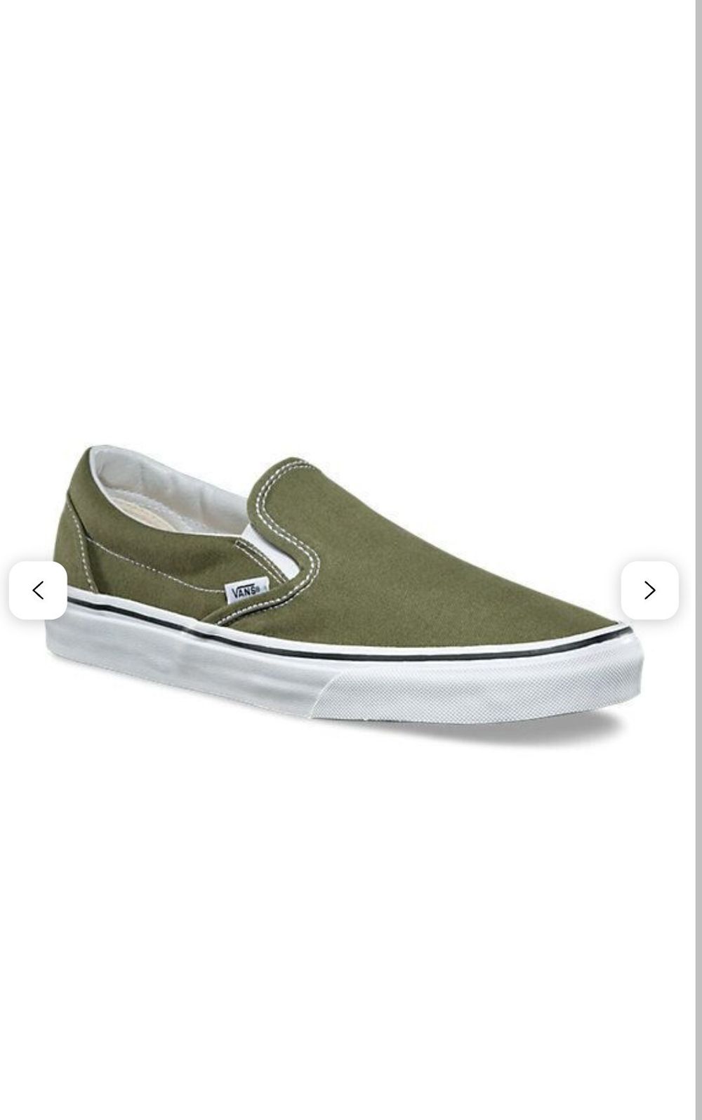 Vans slip on sneakers