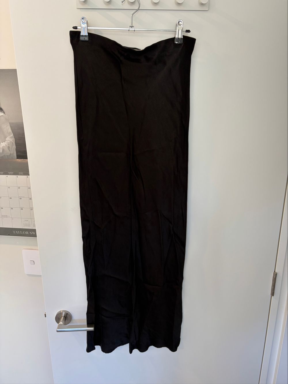 slip midi skirt