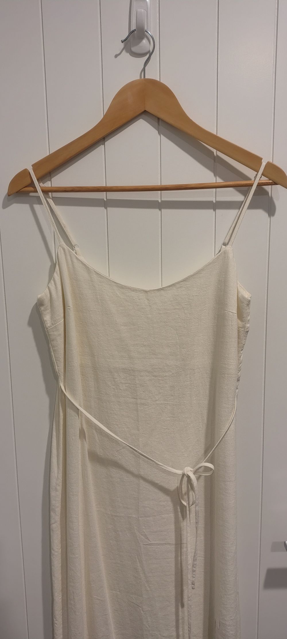 Glassons Cream Linen Midi Dress