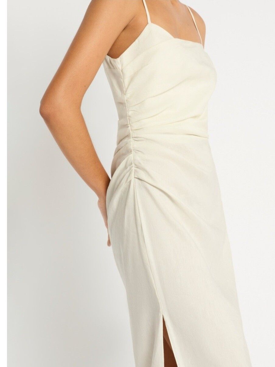 Off white midi dress