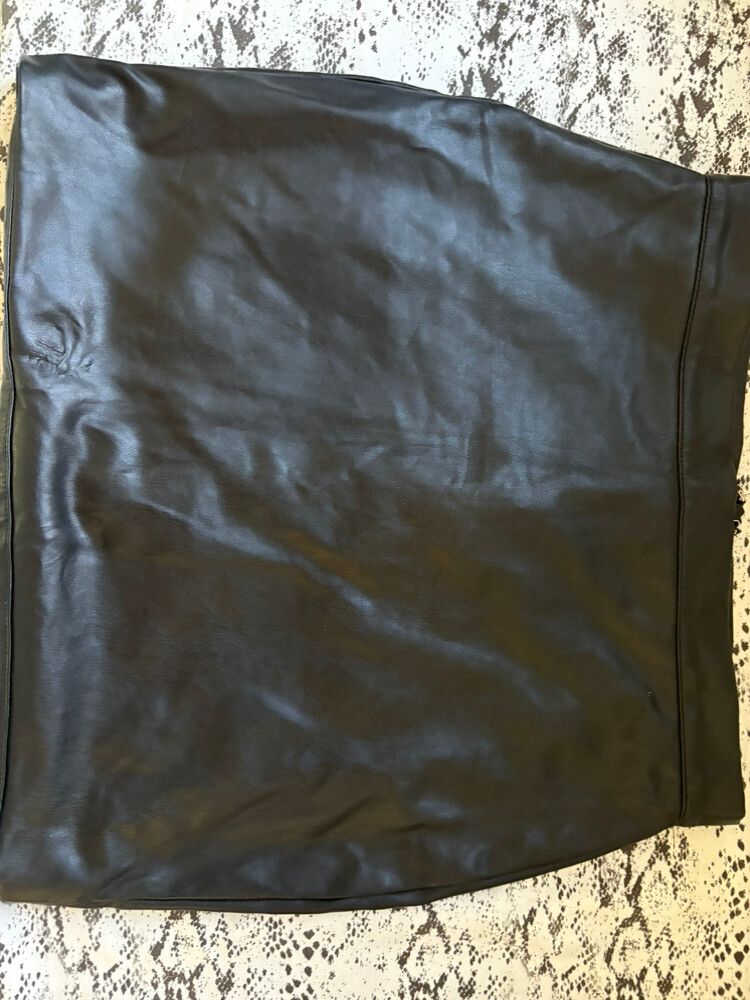 Babyboo Black Leather Skirt