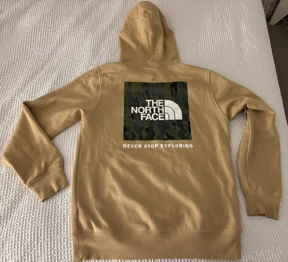 Men’s North Face Tan Hoodie- Size small