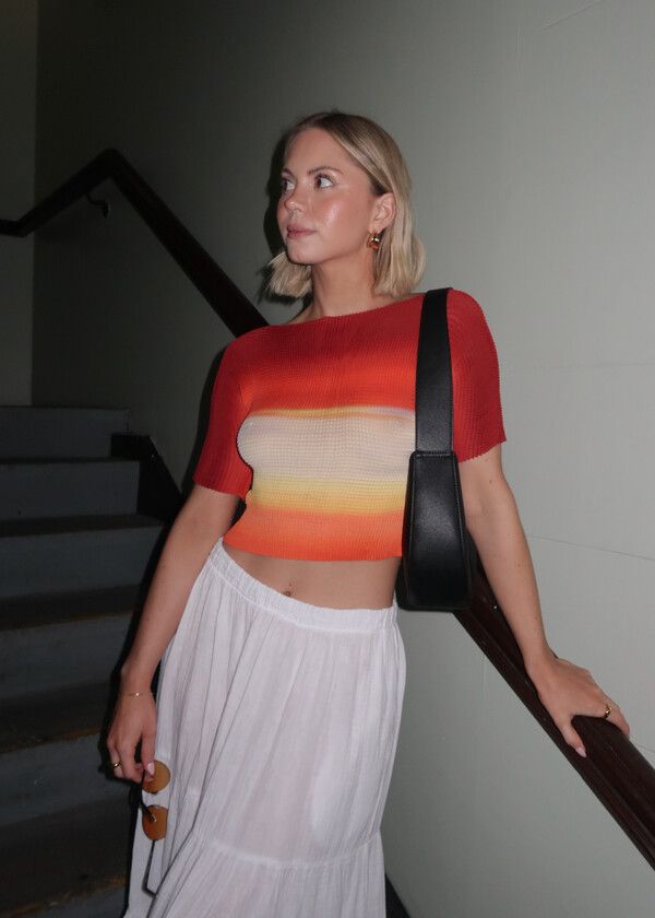Waffle Pleat T-Shirt