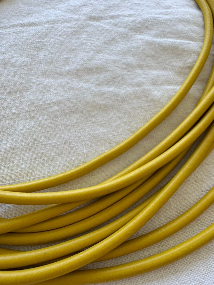 Magnet Mustard Yellow & Black Necklace