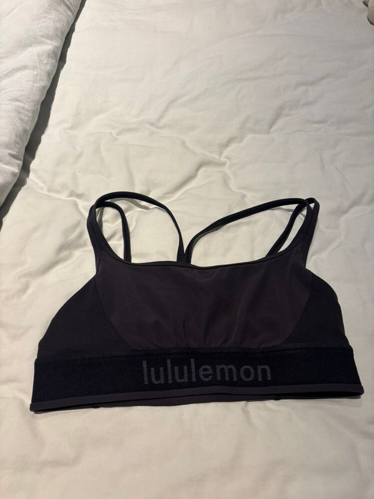 Lululemon Black/grey Sports Bra