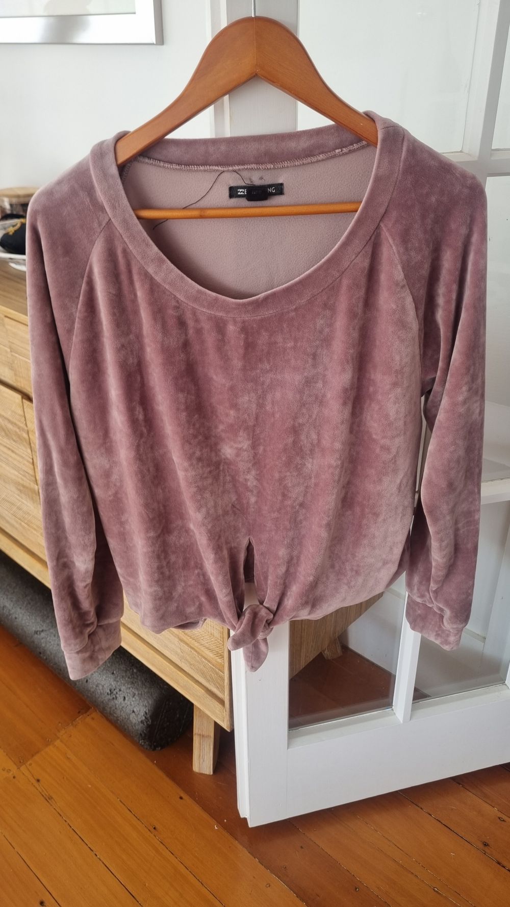 Billabong purple crush velvet jumper