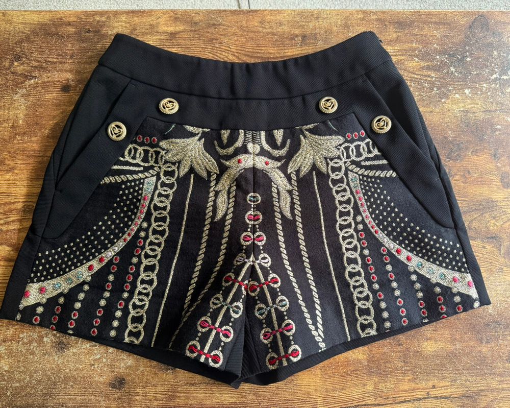 Embroidered Shorts