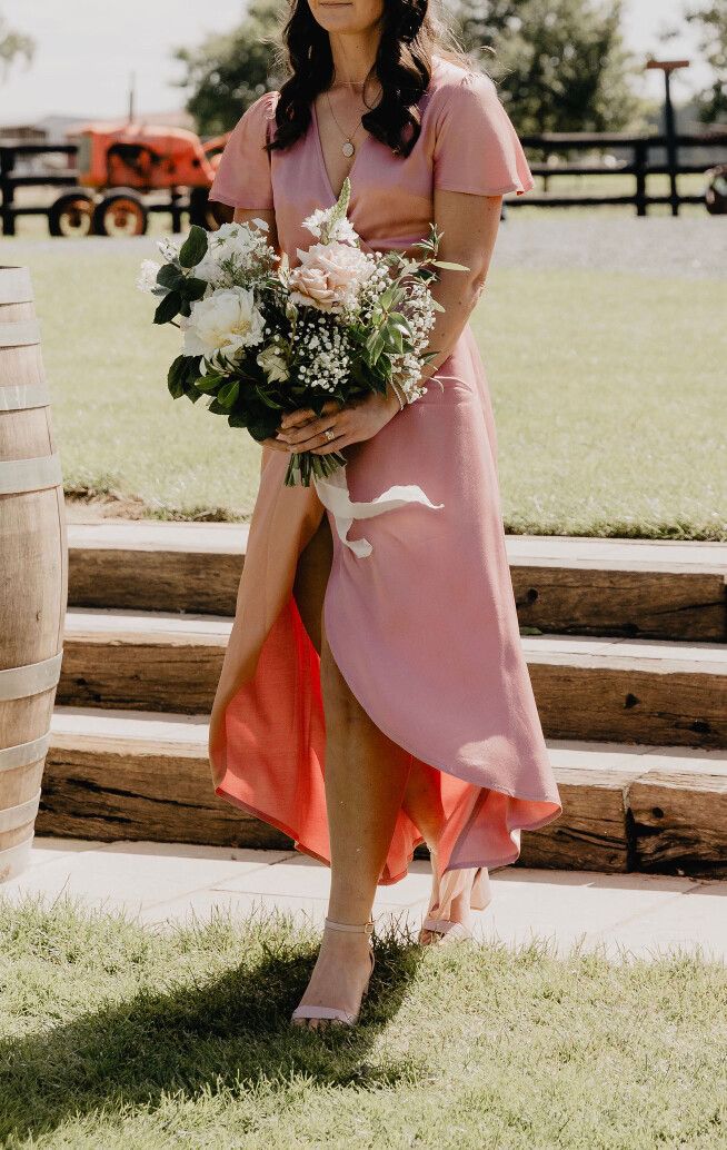 Evolution - Sunset Wrap Dress - Evolution Bridesmaids on Designer Wardrobe