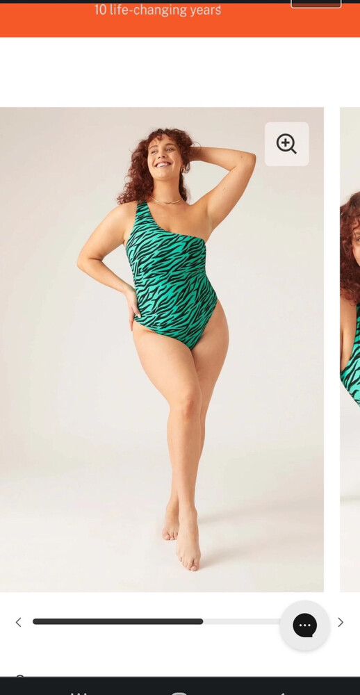 One Shoulder Swimwear - Party Animal green